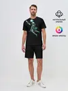 Мужской костюм с шортами / КОСМИЧЕСКИЙ БАСКЕТБОЛ