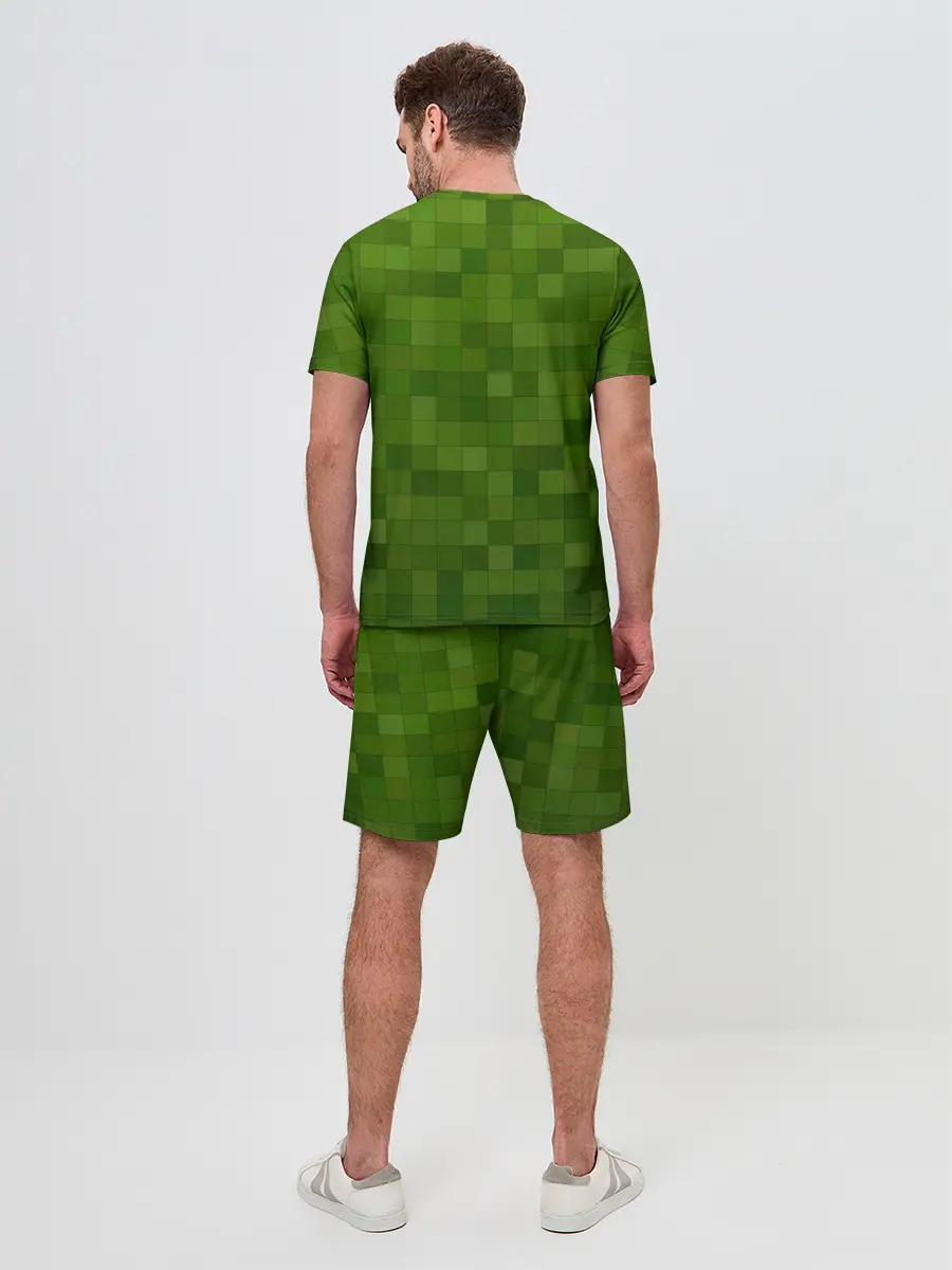 Мужской костюм с шортами / Minecraft