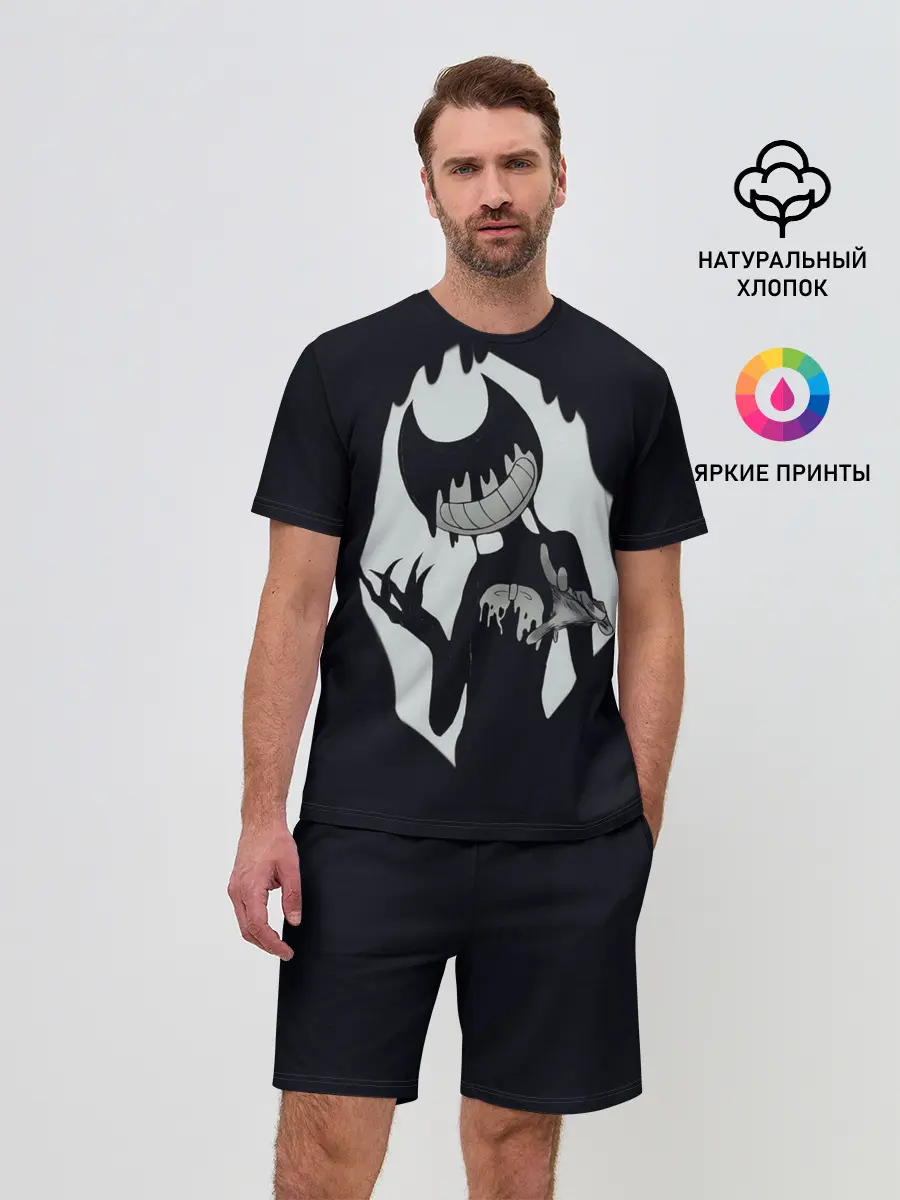 Мужской костюм с шортами / Bendy And The Ink Machine