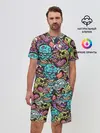 Мужской костюм с шортами / Зомби Паттерн