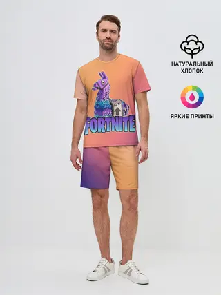 Мужской костюм с шортами / Fortnite | Lama