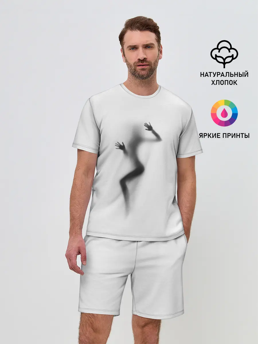 Мужской костюм с шортами / ДЕВУШКА ЗА СТЕКЛОМ