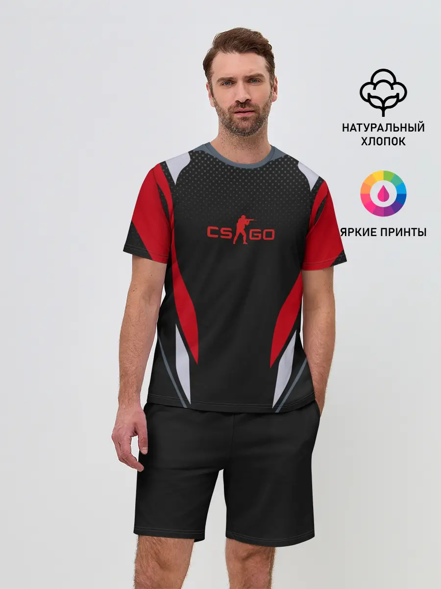 Мужской костюм с шортами / CS GO