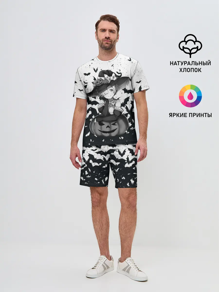 Мужской костюм с шортами / Re:Zero | Рем