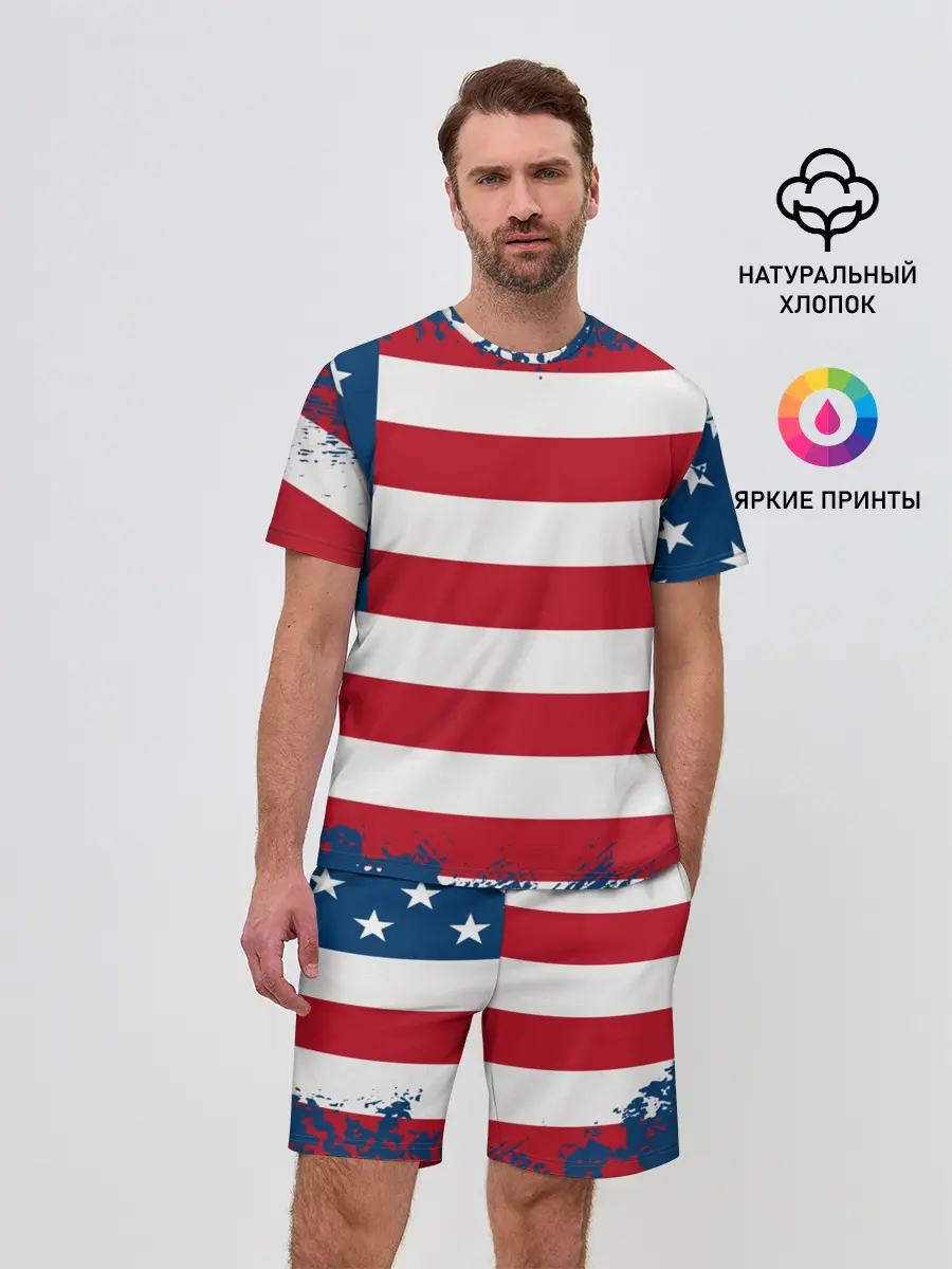 Мужской костюм с шортами / Америка