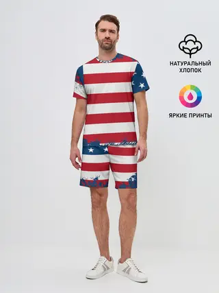 Мужской костюм с шортами / Америка
