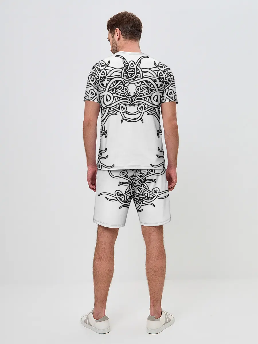 Мужской костюм с шортами / Фэнтези мотылёк