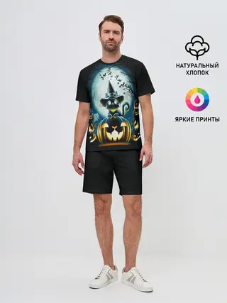 Мужской костюм с шортами / Хэллоуин Кот