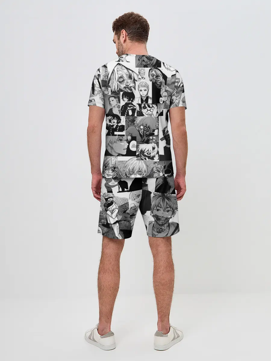 Мужской костюм с шортами / Токийский гуль