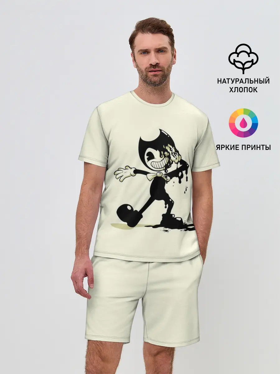 Мужской костюм с шортами / Bendy And The Ink Machine