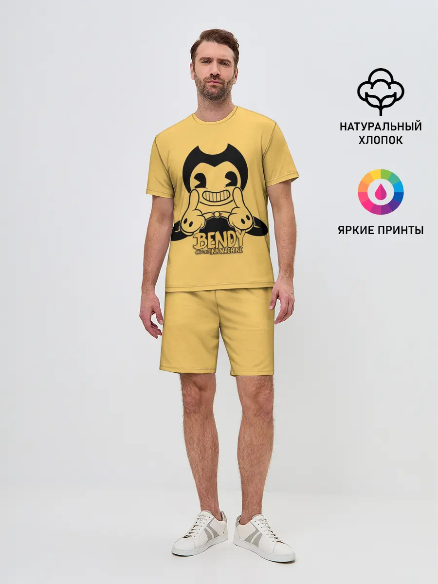 Мужской костюм с шортами / Bendy And The Ink Machine