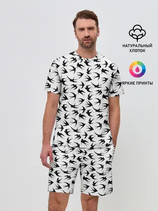 Мужской костюм с шортами / Ласточки