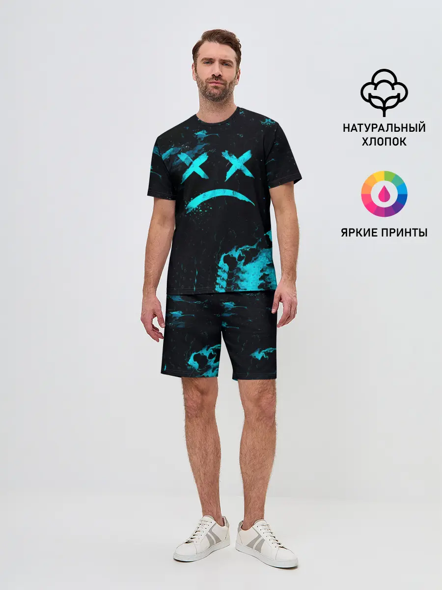 Мужской костюм с шортами / Lil Peep