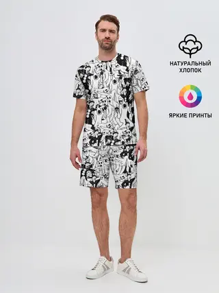 Мужской костюм с шортами / GHOSTEMANE