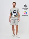 Мужской костюм с шортами / Серьёзная Панда