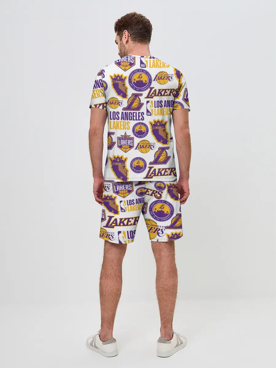 Мужской костюм с шортами / LAKERS LOGO