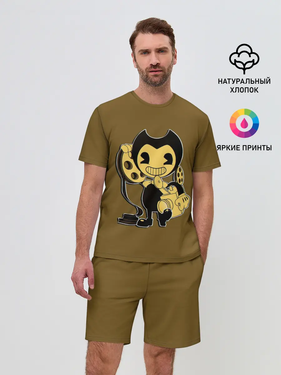Мужской костюм с шортами / Bendy And The Ink Machine