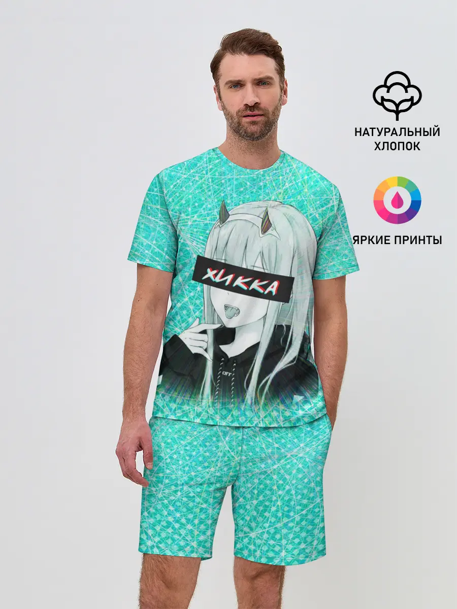 Мужской костюм с шортами / Zero Two Хикка