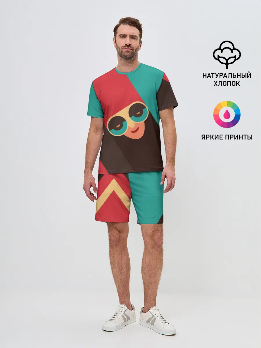 Мужской костюм с шортами / RETDO FACE