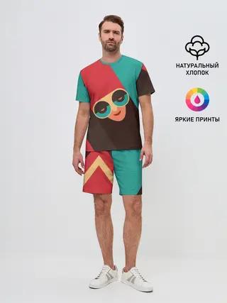 Мужской костюм с шортами / RETDO FACE