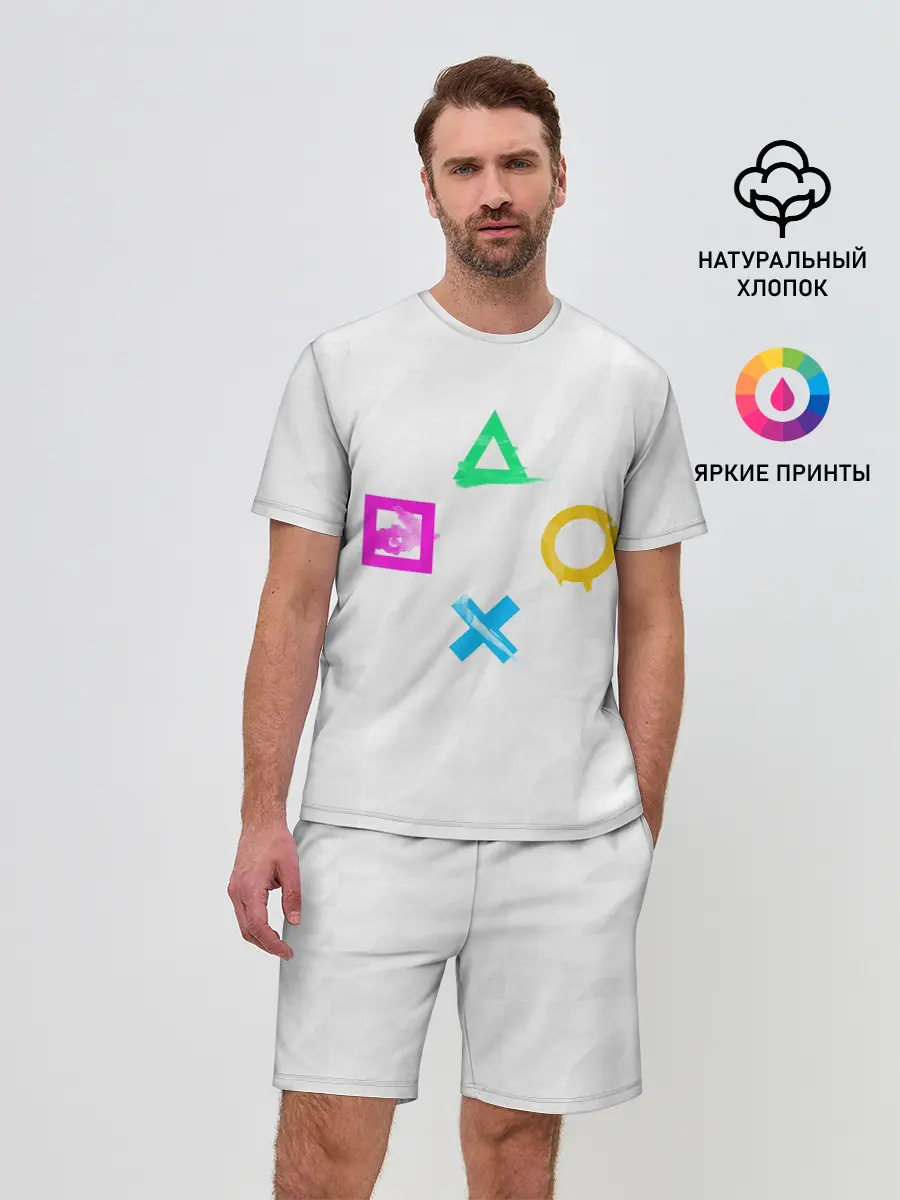 Мужской костюм с шортами / GAMEPAD