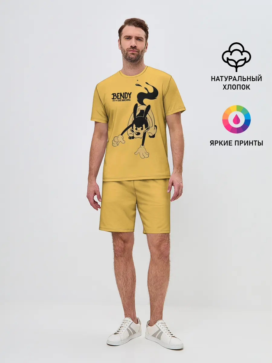 Мужской костюм с шортами / Bendy And The Ink Machine