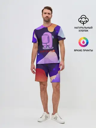 Мужской костюм с шортами / AMONG US / IMPOSTOR.