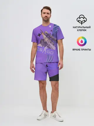 Мужской костюм с шортами / CS GO - Dragon lore | История о драконе