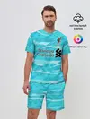 Мужской костюм с шортами / LIVERPOOL выездная сезон 20/21