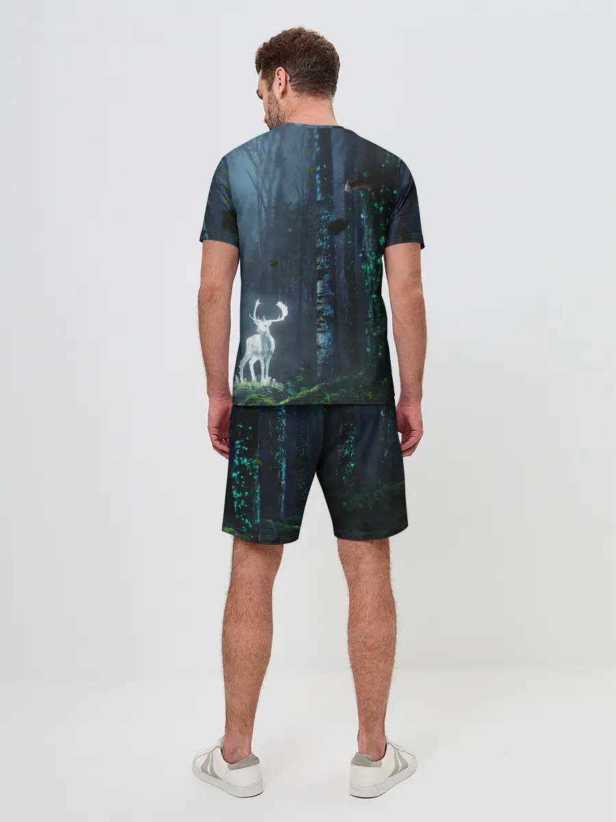 Мужской костюм с шортами / Олень