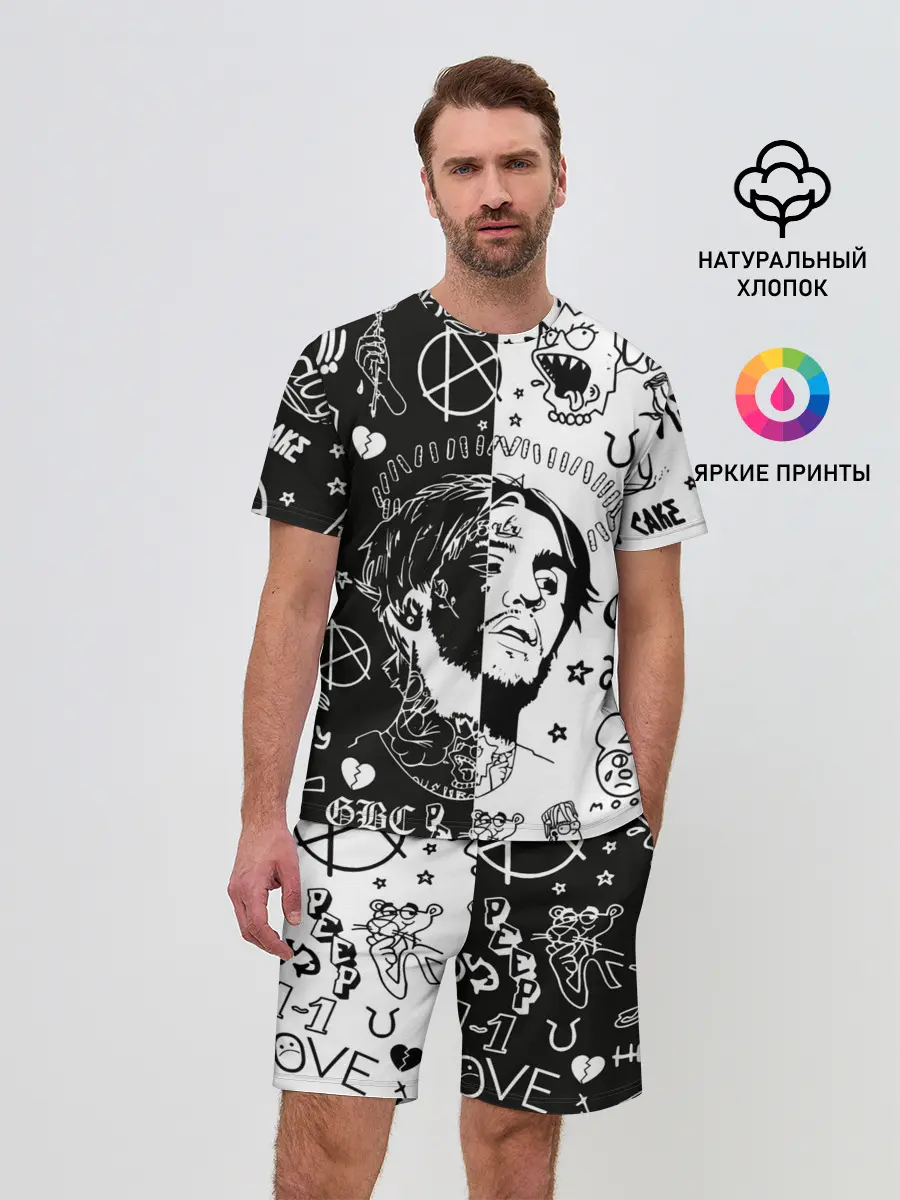 Мужской костюм с шортами / LIL PEEP