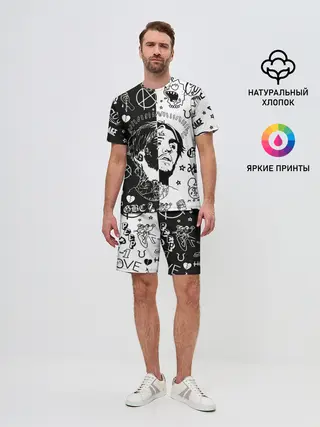 Мужской костюм с шортами / LIL PEEP