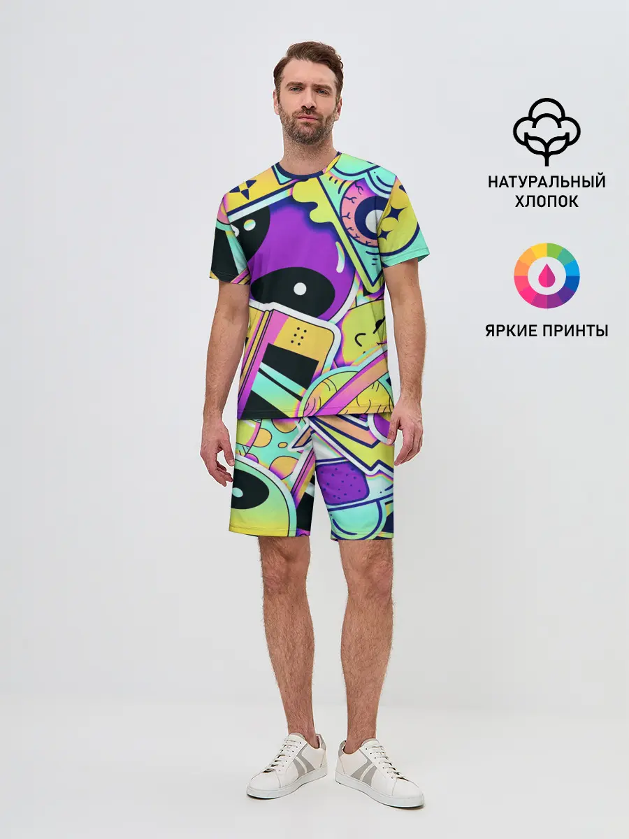 Мужской костюм с шортами / Alien