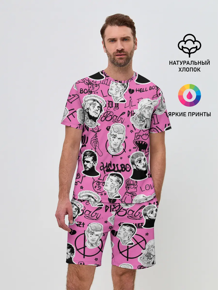 Мужской костюм с шортами / LIL PEEP