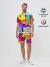 Мужской костюм с шортами / Color pattern