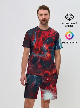 Мужской костюм с шортами / Гигантский космический монстр