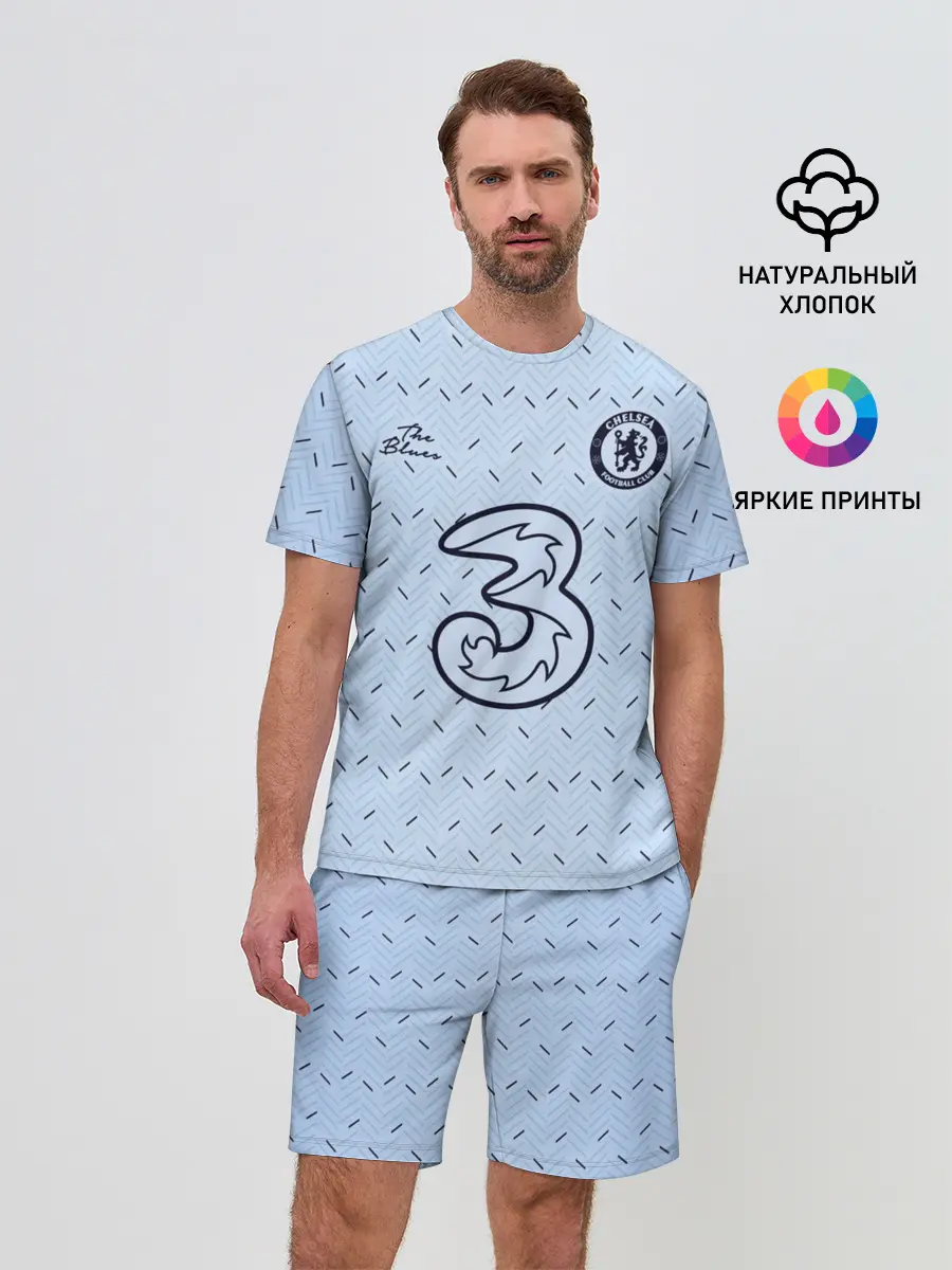 Мужской костюм с шортами / CHELSEA выездная сезон 20/21