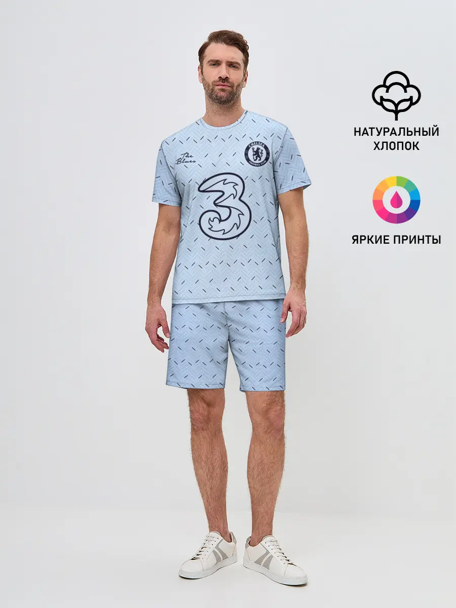 Мужской костюм с шортами / CHELSEA выездная сезон 20/21