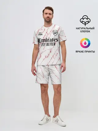 Мужской костюм с шортами / ARSENAL 20/21 - ГОСТЕВАЯ