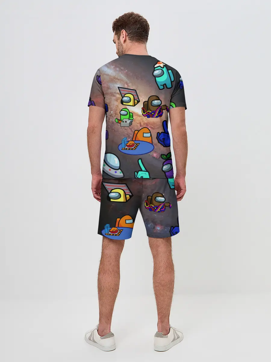 Мужской костюм с шортами / Among Us Чёрная дыра