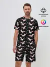 Мужской костюм с шортами / Unicorns pattern