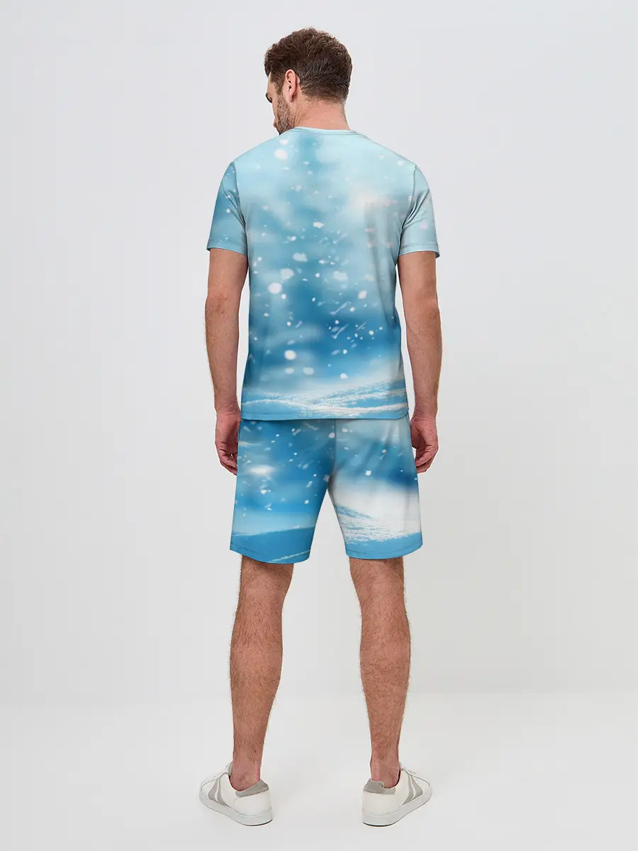 Мужской костюм с шортами / Зимний мишка в реалиях 2020 г.