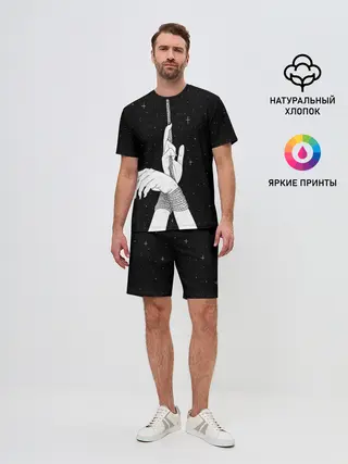 Мужской костюм с шортами / Эстетика связанных рук