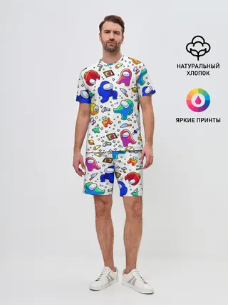 Мужской костюм с шортами / AMONG US