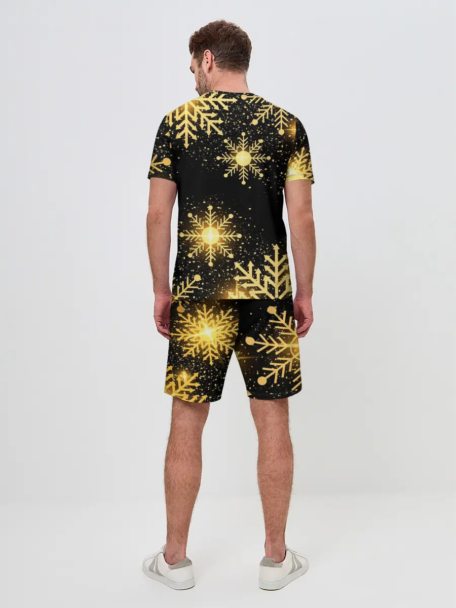 Мужской костюм с шортами / AMONG US НОВОГОДНИЙ