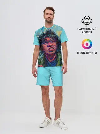 Мужской костюм с шортами / Цой