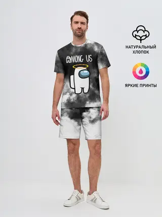 Мужской костюм с шортами / Among Us Angel