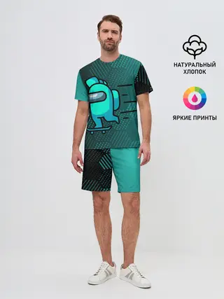 Мужской костюм с шортами / AMONG US.