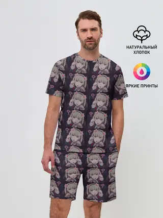 Мужской костюм с шортами / Кирари Момобами Неко