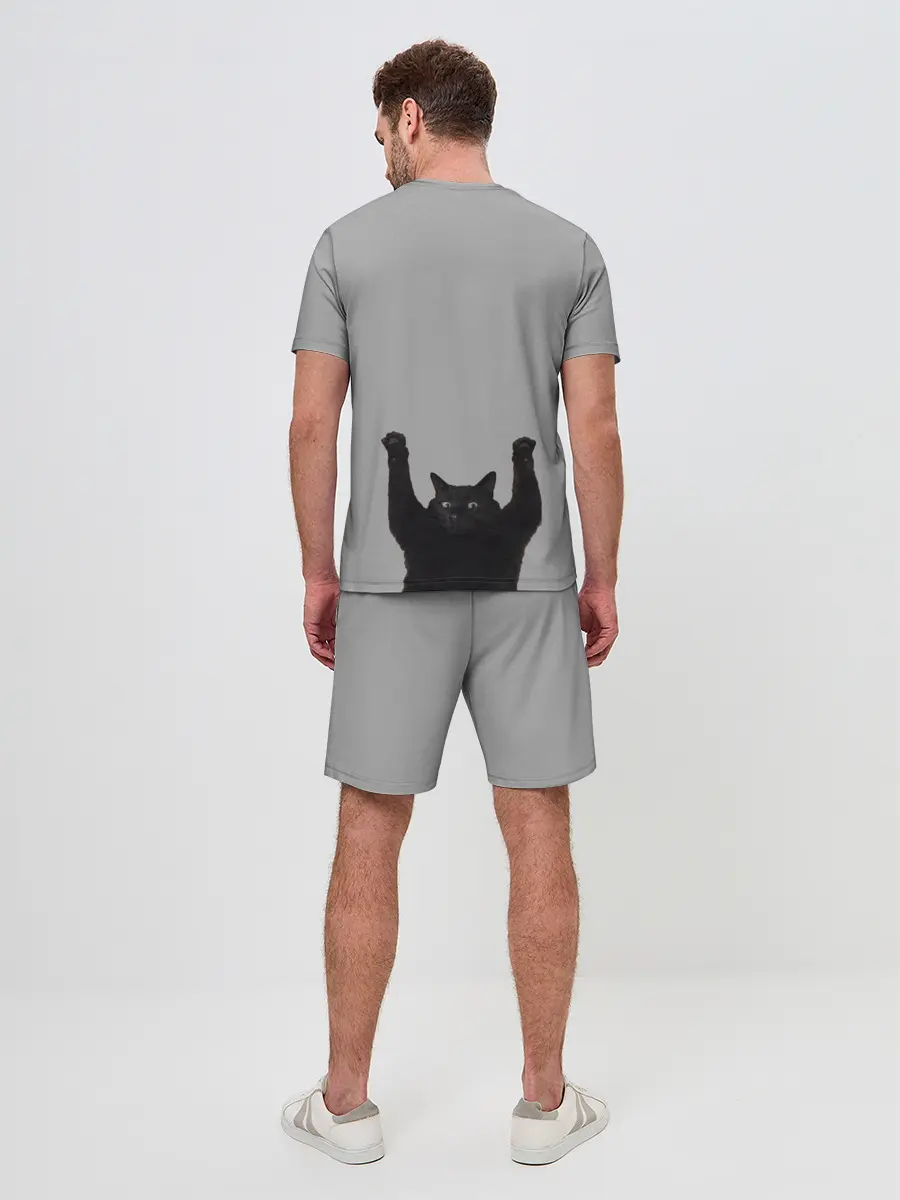 Мужской костюм с шортами / Кот сдается